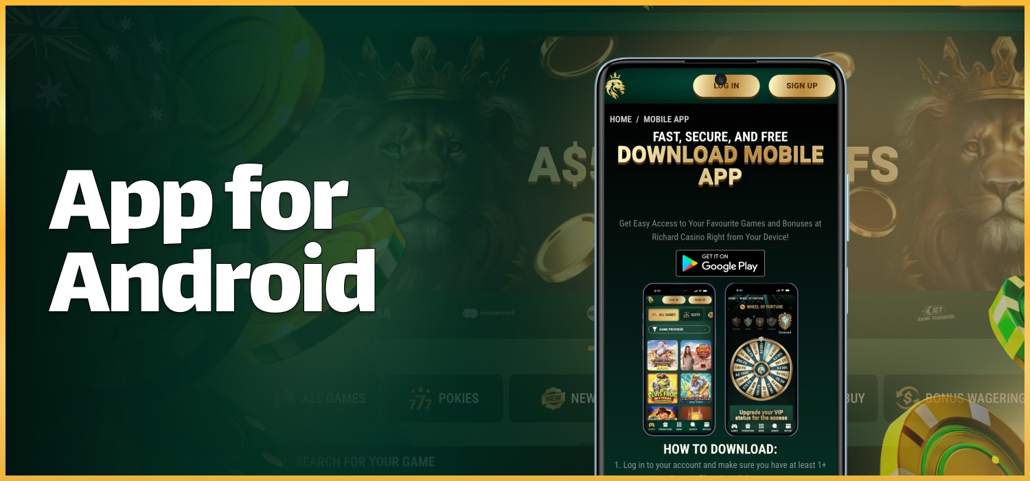 Richard Casino app for Android