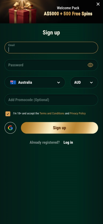 Richard Casino registration